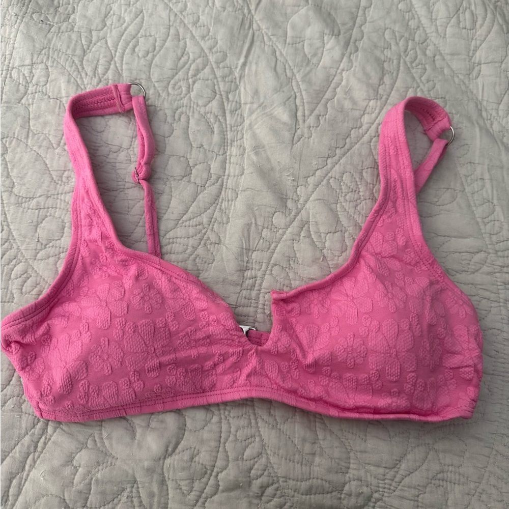 Ninety-Nine Pink Bikini top with Soft Fabric and Comfortable Straps